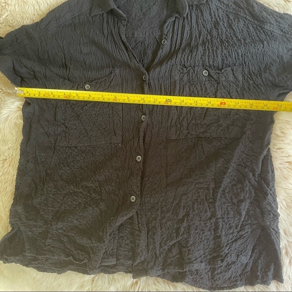 MAX STUDIO SHORT SLEEVES BLACK SHIRT  - XS - Picture 7 of 11